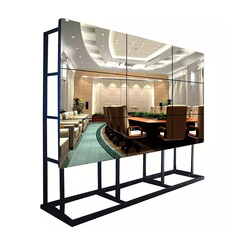 Floor Standing 3x3 Ultra Narrow Bezel LCD Video Wall